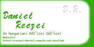 daniel reczei business card